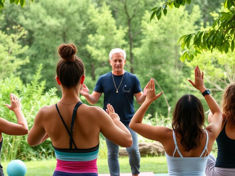 Sunset Outdoor Yoga Classes Chennai